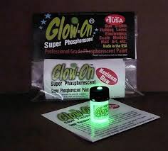 Glow On Super Phosphorescent Acrylic Paint For Small Projects, Green Color  And Green Glow Paint, Small 2.3 Ml Vial. - Walmart.Com