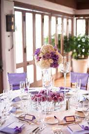 Wedding Inspiration Board Purple Wedding Tables Purple Table Settings Popular Wedding Colors