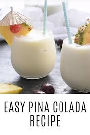 Pina Colada Recipe Video In 2020 Pina Colada Recipe Mixed Drinks Recipes Cocktail Recipes Easy