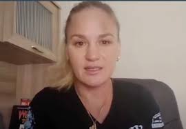 A message from Valentina Shevchenko: "I don't care who, or when, or where