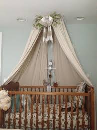 Your guide to making this sophisticated and sweet twist on a crib canopy. Diy Crib Canopy Courtneydonnelly Net Diy Crib Crib Canopy Baby Decor