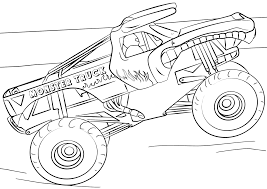 Click the monster truck coloring pages to view printable version or color it online. Monster Truck Colouring Pages Novocom Top