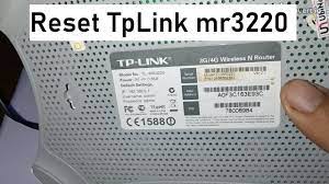 Cara Reset TpLink mr3220 - YouTube