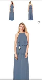 Bill Levkoff Bridesmaid Dress Slate Blue Fashion Clothing Shoes Accessories Weddingfor Bill Levkoff Bridesmaid Dress Bill Levkoff Dresses Stunning Dresses