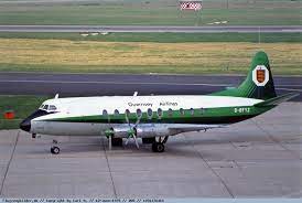 Photo Guernsey Airlines Vickers Viscount V735 G Bfyz Airlines British Airline Viscount