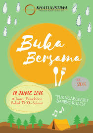 Poster Buka Bersama Desain Pamflet Flyer Design Desain