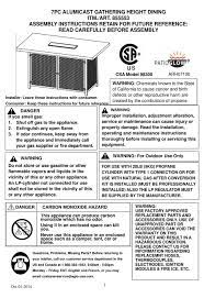 They work with any appliance that has a standing pilot light, including water heaters and furnaces. Patio Glow 98300 Assembly Instructions Manual Pdf Download Manualslib