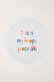 okragly dywanik z bawelny bialy home h m pl vloerkleed wit vloerkleed h m vloerkleed