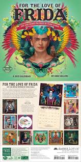 For The Love Of Frida 2021 Wall Calendar In 2020 Wall Calendar Gifts For An Artist Calendar