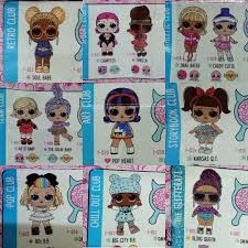 Heres All The Big Sister Dolls That Will Be In The Lol Surprise Series 4 Eye Spy Only 12 Dolls This Time And Then 12 On The Seco Lol Dolls Sister Dolls Dolls
