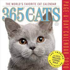 Peek inside our sad animal facts weekly planner 2021. 365 Cats Colour Pageaday Calendar 2020 Books Online Raru