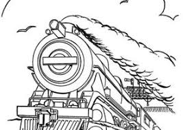 Steel wheels train coloring sheet yescoloring free trains conductor hat cardboard train polar express party. Polar Express Coloring Pages Coloring4free Com