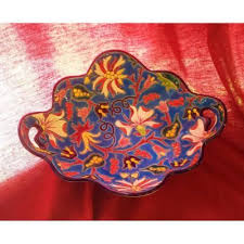 Coupelle De Presentation Emaux De Longwy Faience Poterie Antiquaires