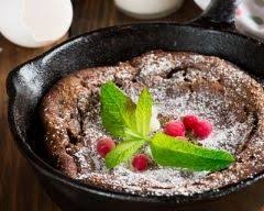 Fondant Au Chocolat A La Poele Recette Alimentation Recette Fondant Au Chocolat