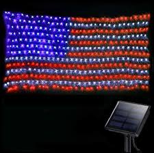 Lumabase merkury innovations merry and light moonrays northlight opalhouse peanuts penn philips plow & hearth project 62 pure garden raz imports rite. American Flag Lights Outdoor Solar Powered 420 Super Bright Leds 6 5ft X 3 28ft Memorial Day Decorations Of The United States For Independence National Memorial Day July 4th Christmas Decoration Amazon Com