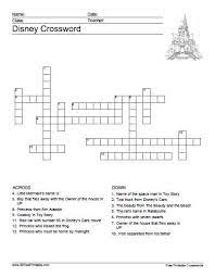 .crossword puzzles for kids, word puzzles for teaching kids, vocabulary crossword puzzles for beginners, worksheets for esl kids, children's puzzles this area features many phonics printable activities from our kiz phonics® course. Disney Crossword Free Printable Allfreeprintable Com Disney Activities Crossword Puzzles Kids Crossword Puzzles