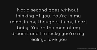 Not A Second Goes Without Thinking Of You You Re In My Text Message By Rani Luv Rohit