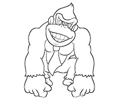 Choose your favorite coloring page and color it in bright colors. Diddy Kong Coloring Pages Coloring Home