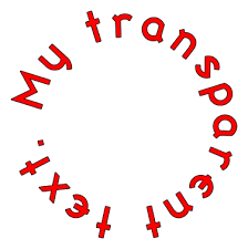 Transparent Text Generator Create Transparent Png Images From Text Allows You To Create Curved Text For Use Transparent Text Text Generator Aesthetic Words