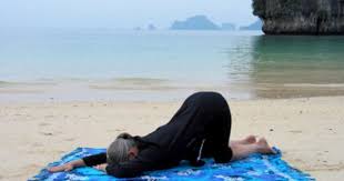 The Quarter Dog Pose In Yin Yoga Yin Yoga Poses Yin Yoga Dog Poses