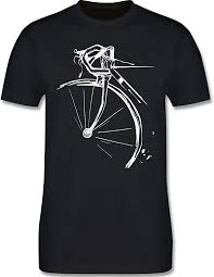 Radsport Fahrrad Vintage Effekt M Schwarz L190 Tshirt Herren Und Manner T Shirts Shirtracer Amazon De Bekleidung In 2020 Shirts T Shirt T Shirt Manner