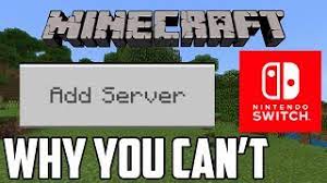 Want to make a minecraft server so you can play with your friends? Why You Can T Add Servers In Minecraft Switch Youtube