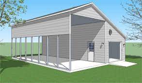 The Rampart Basic Rv Shelter With Car Garage Rv Shelter Garage With Living Quarters Metal Building Homes