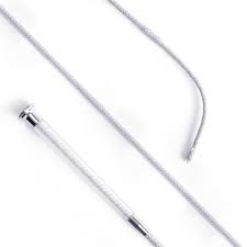 Fleck dressage whips have perfect balance and flexibility that make it light, yet robust. Cush Grip Schooling Whip 110cm Silver Dressage From Km Elite
