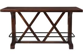 See our seating selection to select. Braxton Industrial Pub Height Dining Table With Metal Footrest Sadler S Home Furnishings Dining Tables