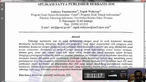 Kemudian pada paragraf selanjutnya dilanjutkan dengan metode penelitian yang digunakan pada jurnal tersebut. Tutorial Review Jurnal Youtube