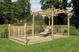 Home hardware's got you covered. Forest Ultima Pergola And Patio Decking Kit 2 4 X 4 9m