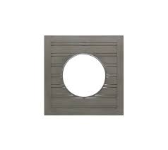 Leisurelife™ 4 in 1 rectangular coffee table, cooler, fire pit and grill with ceramic tile top and. Arlington 42 Square Fire Pit Table Top Ratana