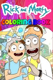 Kawaii and spooky gothic satanic coloring pages for adults (pastel goth coloring series) 1,197. Rick And Morty Coloring Book Rick And Morty Justin Roiland Dan Harmon Rick Sanchez Morty Smith