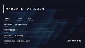 Margaret Whidden's Lacrosse Recruiting Profile