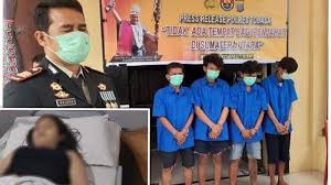 Digilir 17 pria 10 tersangka berhasil diamankan. Inilah Tampang 4 Tersangka Pemerkosa Siswi Smk Di Laguboti Balige Kapolres Beberkan Kronologisnya Tribun Medan