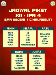 Maybe you would like to learn more about one of these? Download Contoh Jadwal Piket Kelas Cdr Karyaku