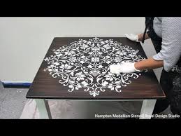 See more ideas about coffee painting, painting, coffee art. Painted Wood Table Makeover With A Mandala Stencil Design Annie Sloan Chalk Paint Youtube