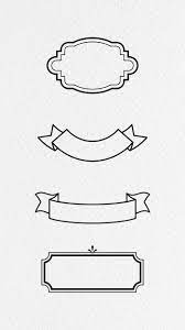 Download Premium Illustration Of Vintage Label Collection 2021679 Vintage Labels How To Draw Ribbon Free Hand Drawing
