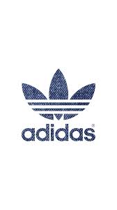 デニム アディダスロゴ adidas logo１ アディダス マーク adidas ロゴ アディダス