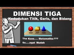 We did not find results for: Dimensi Tiga Part 1 Kedudukan Titik Garis Dan Bidang Tugas Ppt Youtube
