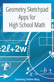 Geometry Sketchpad Apps For High School Math In 2020 High School Math Homeschool Math Curriculum Homeschool Math