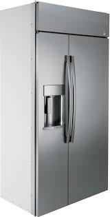 Do not use an extension cord with this appliance. Ge Psb48yskss 48 Inch Built In Side By Side Refrigerator With 24 3 Cu Ft Capacity Wifi Enabled Adjustable Glass Shelves Gallon Door Storage Climate Control Drawer Humidity Controlled Crispers And Ice And Water Dispenser With