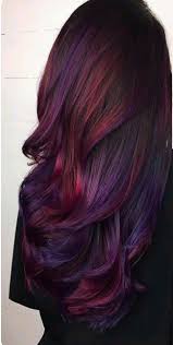 If you're looking for an easy way to spruce up or totally reinvent your look, changing up your hair color is one surefire way to do it. Pin By Stela Galdino On Waves Whispers Hair Styles Hair Color Purple Dark Purple Hair