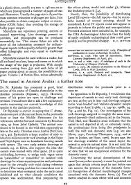 His 1975 book the camel and the wheel is the result of his research into this curious turn of events. The Camel In Ancient Arabia A Further Note Antiquity Cambridge Core