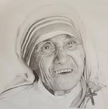 Drawing is 8x10 and 17x14.5 framed and matted. Wil Stevenson On Twitter Mother Teresa Pencil Drawing Motherteresa Mother Teresa Calcutta Pencil Drawing Portrait Http T Co Nufwkovg6n