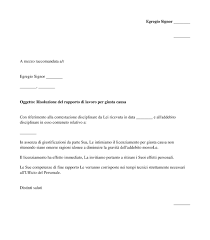Lettera Di Licenziamento Modello Word E Pdf