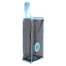 Eshfashion foldable trash bag holder kitchen. Buy Grocery Bag Dispenser Wall Mount Grocery Bag Organizer Hanging Plastic Bag Holder Home Kitchen Bags Container Space Saving M Blue In Cheap Price On Alibaba Com