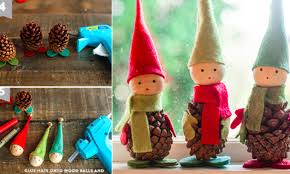 Mode d'emploi du langage des fleurs. Fabriquez Des Lutins En Pomme De Pin