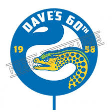 Want to discover art related to parramatta? Parra Eels Nrl Cake Topper Personalised Name Age Glossy Cardstock Decoration