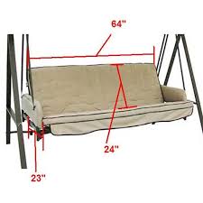 Replacement Swing Cushions Garden Winds Replacement Cushions Porch Swing Cushions Outdoor Swing Cushions